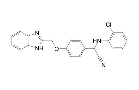 2-[4-(1H-Benzimidazol-2-ylmethoxy)phenyl]-2-(2-chlorophenylamino)acetonitrile