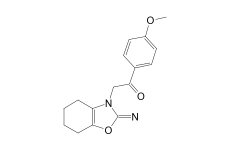 2-IMINO-3-(4'-METHOXY-PHENACYL)-2,3,4,5,6,7-HEXAHYDRO-BENZOXAZOLE