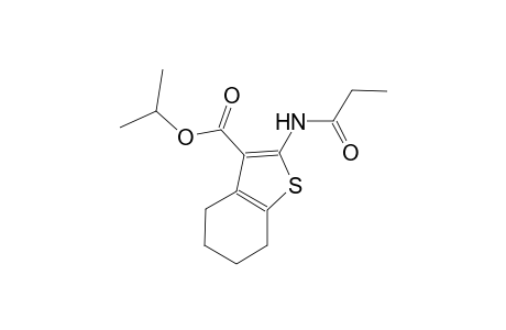 isopropyl 2-(propionylamino)-4,5,6,7-tetrahydro-1-benzothiophene-3-carboxylate