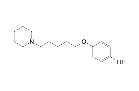 4-(5-piperidin-1-ylpentoxy)phenol