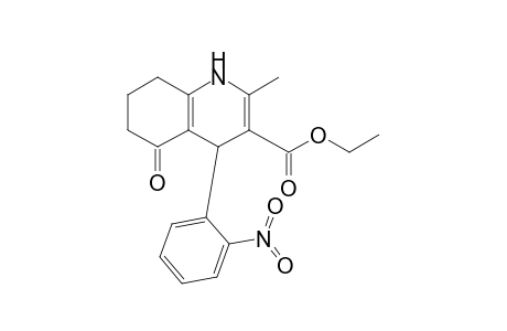2-Methyl-4-(2-nitrophenyl)-5-oxo-4,6,7,8-tetrahydro-1H-quinoline-3-carboxylic acid ethyl ester