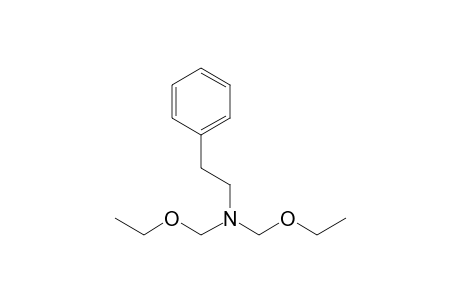 N,N-Bis(ethoxymethyl)-.beta.-phenylethylamine