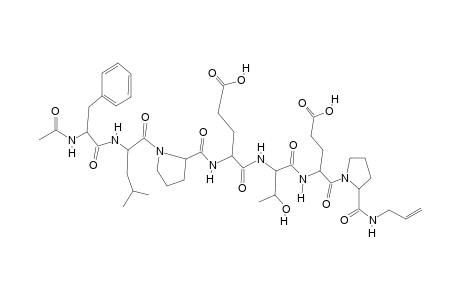 4-[[2-[[2-[[1-[2-[(2-acetamido-3-phenyl-propanoyl)amino]-4-methyl-pentanoyl]pyrrolidine-2-carbonyl]amino]-5-hydroxy-5-keto-pentanoyl]amino]-3-hydroxy-butanoyl]amino]-5-[2-(allylcarbamoyl)pyrrolidin-1-yl]-5-keto-valeric acid