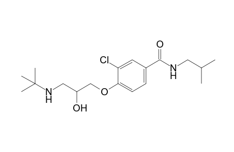 4-[3-(tert-butylamino)-2-hydroxypropoxy]-3-chloro-N-isobutylbenzamide