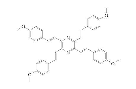 2,3,5,6-Tetrakis((E)-4-methoxystyryl)pyrazine