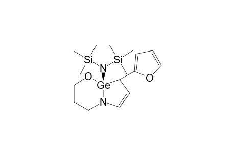 1-Furan-9R-[bis(trimethylsilyl)amino]-4-aza-8-oxa-9-germabicyclo[4.3.0(4,9)]nonane