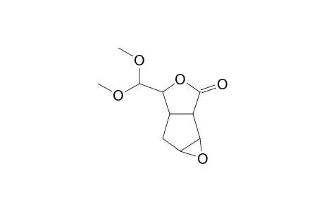 4-(Dimethoxymethyl)hexahydro-2H-oxireno[2',3':3,4]cyclopenta[1,2-c]furan-2-one