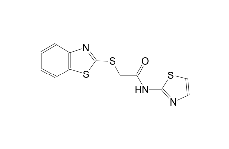 2-(1,3-benzothiazol-2-ylsulfanyl)-N-(1,3-thiazol-2-yl)acetamide