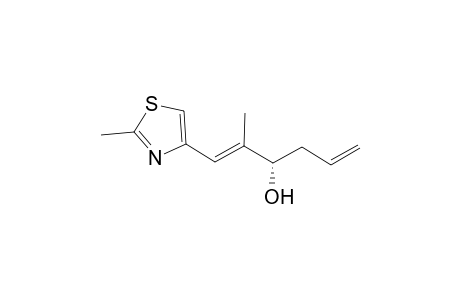 (3S,1E)-2-Methyl-1-(2-methyl-1,3-thiazol-4-yl)-1,5-hexadien-3-ol