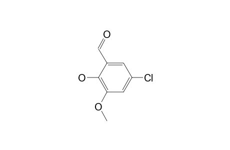 5-Chloro-2-hydroxy-3-methoxybenzaldehyde