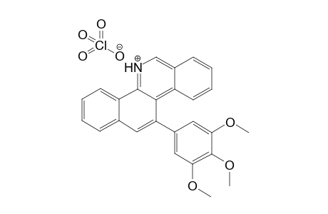 11-(3,4,5-Trimethoxyphenyl)benzo[c]phenanthridinium perchlorate
