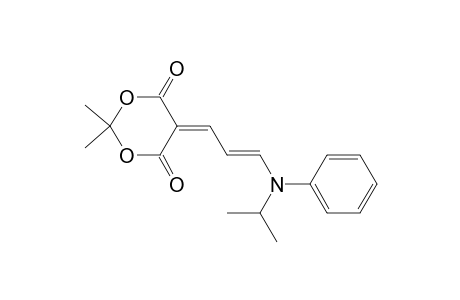 1,3-Dioxane-4,6-dione, 2,2-dimethyl-5-[3-[(1-methylethyl)phenylamino]-2-propenylidene]-, (E)-