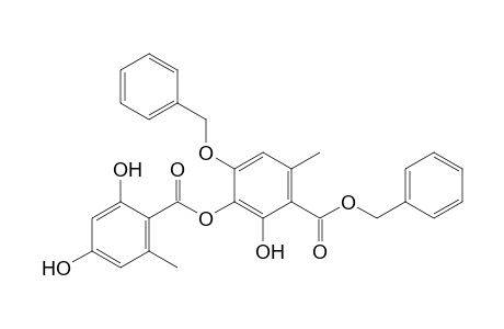 Benzyl 4-benzyloxy-3-(2',4'-dihydroxy-6'-methylbenzoyloxy)-2-hydroxy-6-methylbenzoate