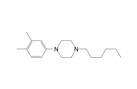 1-Hexyl-4-(3,4-dimethylphenyl)piperazine