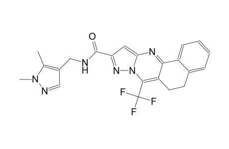 N-[(1,5-dimethyl-1H-pyrazol-4-yl)methyl]-7-(trifluoromethyl)-5,6-dihydrobenzo[h]pyrazolo[5,1-b]quinazoline-10-carboxamide