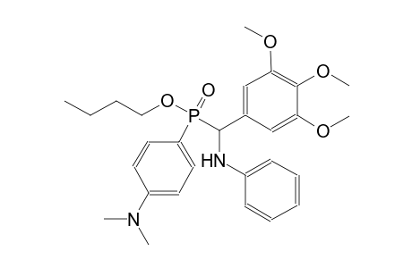 butyl anilino(3,4,5-trimethoxyphenyl)methyl[4-(dimethylamino)phenyl]phosphinate
