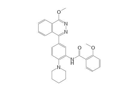 2-methoxy-N-[5-(4-methoxy-1-phthalazinyl)-2-(1-piperidinyl)phenyl]benzamide