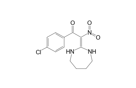 Hexahydro-2-[nitro(4-chlorobenzoyl)methylene]-1H-1,3-diazepine
