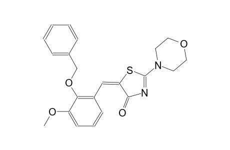 (5E)-5-[2-(benzyloxy)-3-methoxybenzylidene]-2-(4-morpholinyl)-1,3-thiazol-4(5H)-one