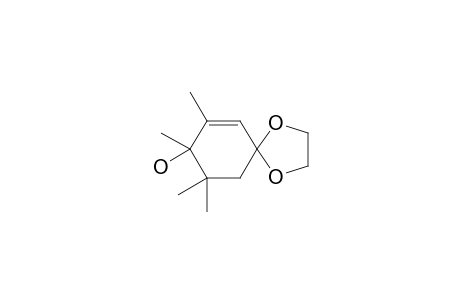 7,7,8,9-tetramethyl-1,4-dioxaspiro[4.5]dec-9-en-8-ol