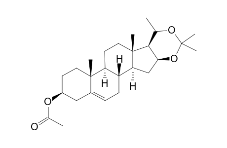 3-ACETYL-DELTA(5)-PREGNENE-3-BETA,16-BETA,20(R)-TRIOL-16,20-ACETONIDE