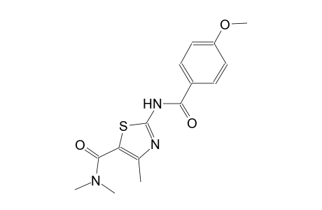 2-[(4-methoxybenzoyl)amino]-N,N,4-trimethyl-1,3-thiazole-5-carboxamide