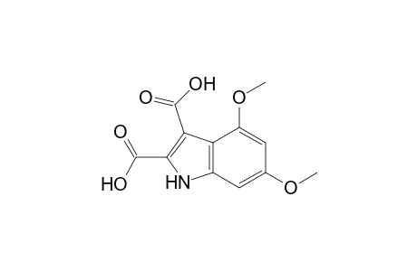 1H-Indole-2,3-dicarboxylic acid, 4,6-dimethoxy-