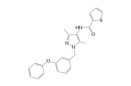N-[3,5-dimethyl-1-(3-phenoxybenzyl)-1H-pyrazol-4-yl]-2-thiophenecarboxamide