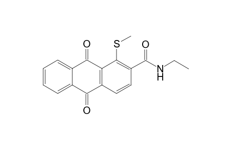 N-ethyl-1-(methylthio)-9,10-dioxo-2-anthracenecarboxamide