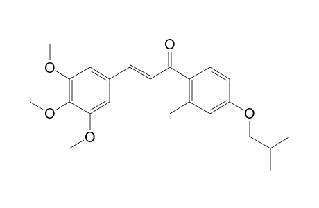 4'-(2-Methylpropyl)oxy-2'-methyl-3,4,5-trimethoxychalcone (isomer 2)