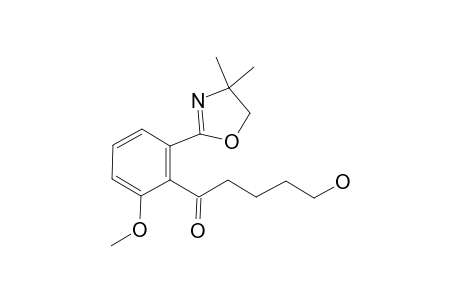 1-[2'-(4'',4''-DIMETHYL-2''-OXAZOLIN-2''-YL)-6'-METHOXYPHENYL]-5-HYDROXYPENTAN-1-ONE