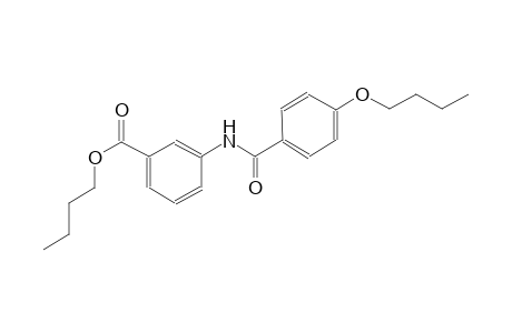 benzoic acid, 3-[(4-butoxybenzoyl)amino]-, butyl ester