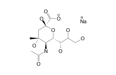 SODIUM-5-ACETAMIDO-3,5-DIDEOXY-4-C-METHYL-D-GLYCERO-D-GALACTO-2-NONULOSONATE