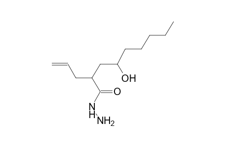 2-(2-hydroxyheptyl)-4-pentenohydrazide