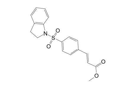 2-Propenoic acid, 3-[4-[(2,3-dihydro-1H-indol-1-yl)sulfonyl]phenyl]-, methyl ester