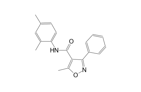 N-(2,4-dimethylphenyl)-5-methyl-3-phenyl-4-isoxazolecarboxamide