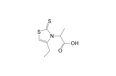 4-ethyl-alpha-methyl-2-thioxo-4-thiazoline-3-acetic acid