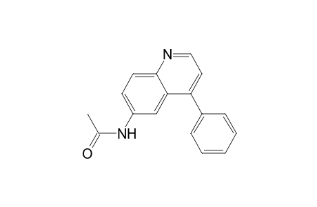 4-Phenyl-6-(acetylamino)quinoline