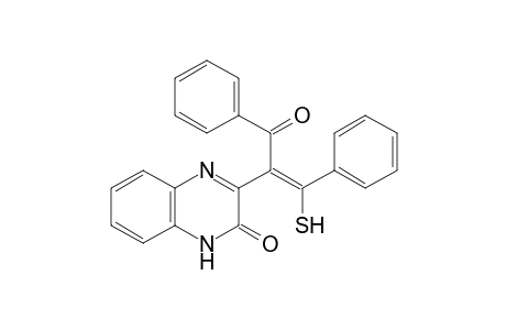 2(1H)-Quinoxalinone, 3-[1-benzoyl-2-mercapto-2-phenylethenyl]-