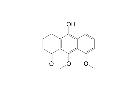 1(2H)-Anthracenone, 3,4-dihydro-10-hydroxy-8,9-dimethoxy-