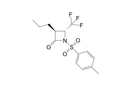(3S,4R)-3-Propyl-1-(toluene-4-sulfonyl)-4-trifluoromethyl-azetidin-2-one