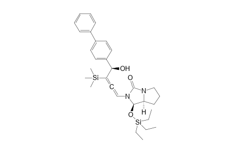 (1R,7aS)-2-((4R)-4-(biphenyl-4-yl)-4-hydroxy-3-(trimethylsilyl)buta-1,2-dienyl)-1-(triethylsilyloxy)tetrahydro-1H-pyrrolo[1,2-c]imidazol-3(2H)-one