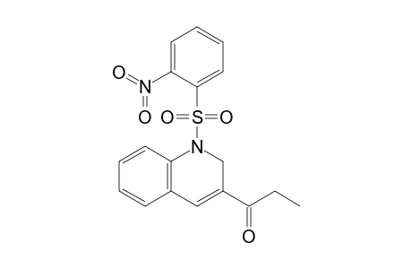 1-[1-(2-Nitrobenzenesulfonyl)-1,2-dihydroquinolin-3-yl]propan-1-one