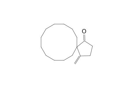 Spiro[4.11]hexadecan-1-one, 4-methylene-