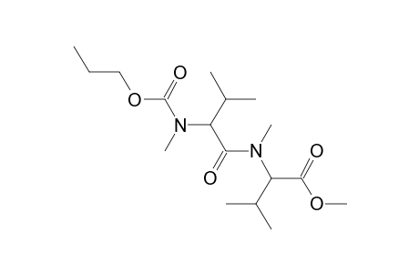 val-val, N,N'-Dimethyl-N-(N-propyloxycarbonyl)-, methyl ester (isomer 1)