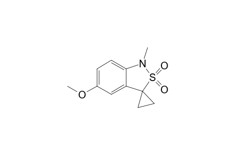 1-Methyl-5-methoxy-3-cyclopropanospirobenzosultam