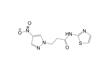 3-(4-nitro-1H-pyrazol-1-yl)-N-(1,3-thiazol-2-yl)propanamide