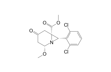 METHYL-7-(2,6-DICHLOROPHENYL)-2-METHOXY-4-OXO-1-AZABICYCLO-[4.1.0]-HEPTANE-6-CARBOXYLATE