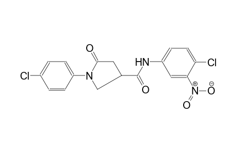 3-pyrrolidinecarboxamide, N-(4-chloro-3-nitrophenyl)-1-(4-chlorophenyl)-5-oxo-