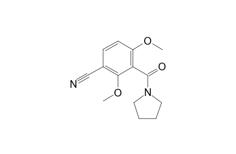 2,4-Dimethoxy-3-(pyrrolidine-1-carbonyl)benzonitrile